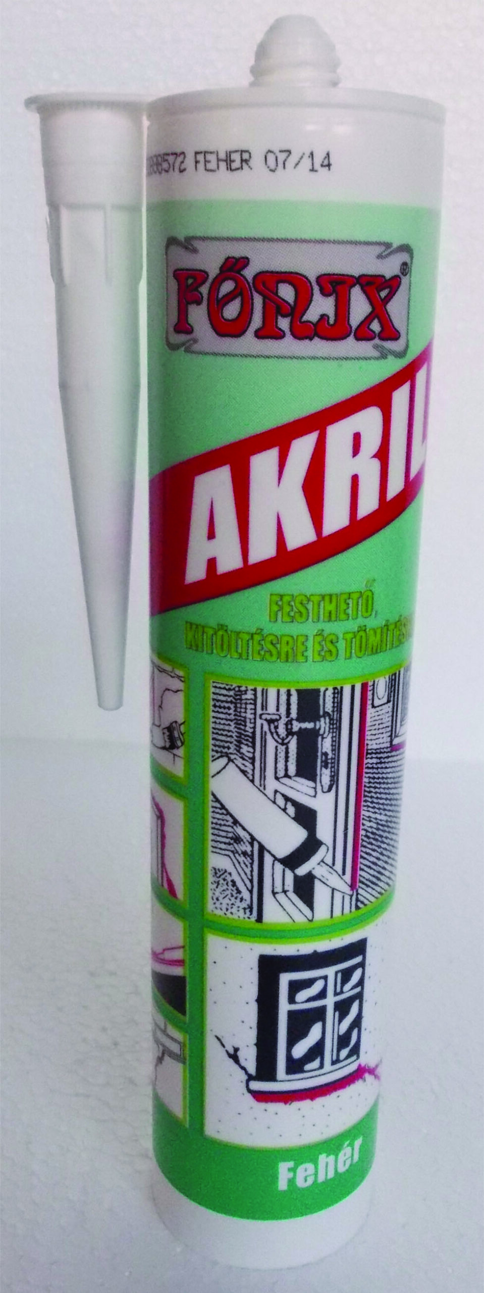 Fõnix akryl tömítõ fehér Fõnix akryl tömítõ fehér
