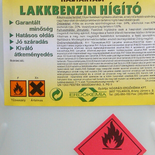 Lakkbenzin hígító (NEK)