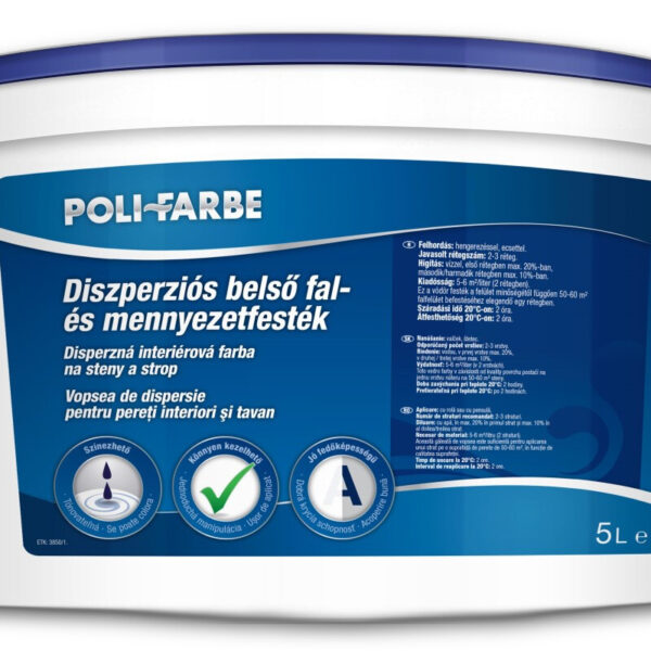 Poli-Farbe beltéri diszperziós fal- és mennyezetfesték