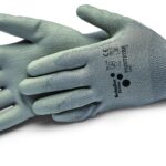 Schuller nylon kesztyû szürke PU bevonattal