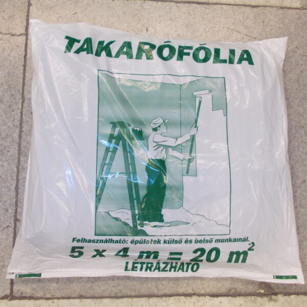 Takarófólia létrázható 4*5 fm 20 m2 60 mm
