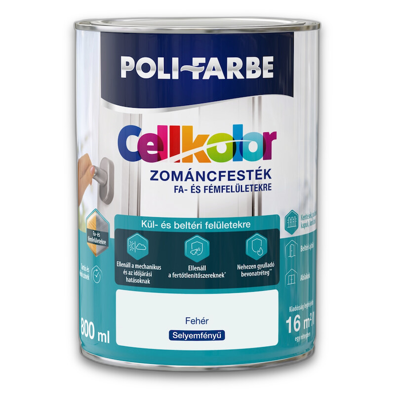 Cellkolor selyemfényû zománcfesték Cellkolor selyemfényû zománcfesték