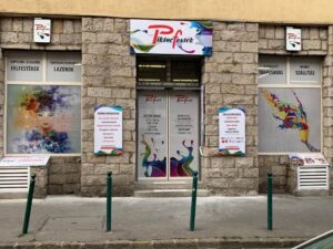 Piktorfesték Budapest II. ker. Retek utca üzlet homlokzata