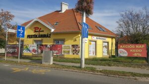 Piktorfesték Szentendre üzlet homlokzata