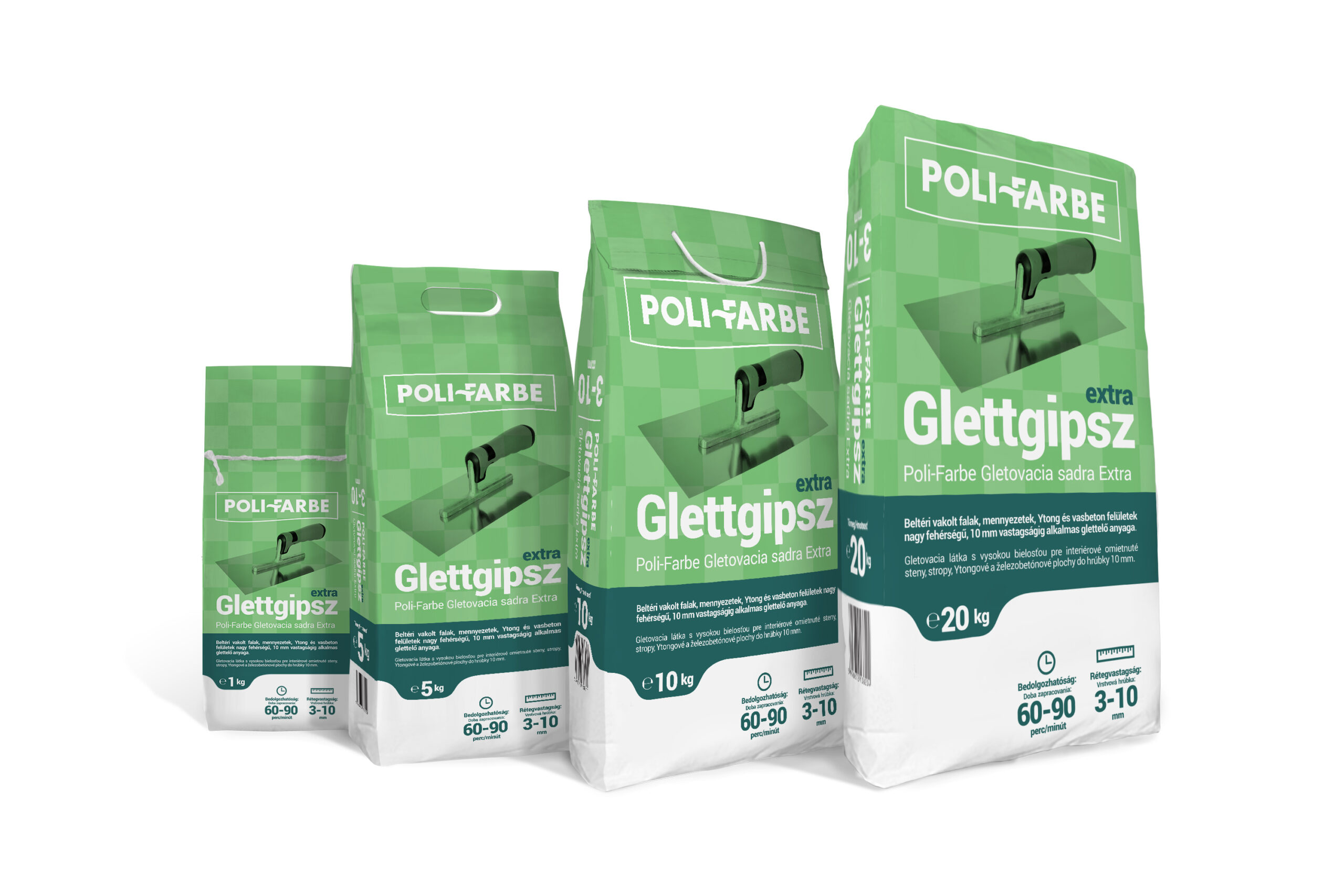 Poli-Farbe Glettgipsz extra 3-10 mm Poli-Farbe Glettgipsz extra 3-10 mm